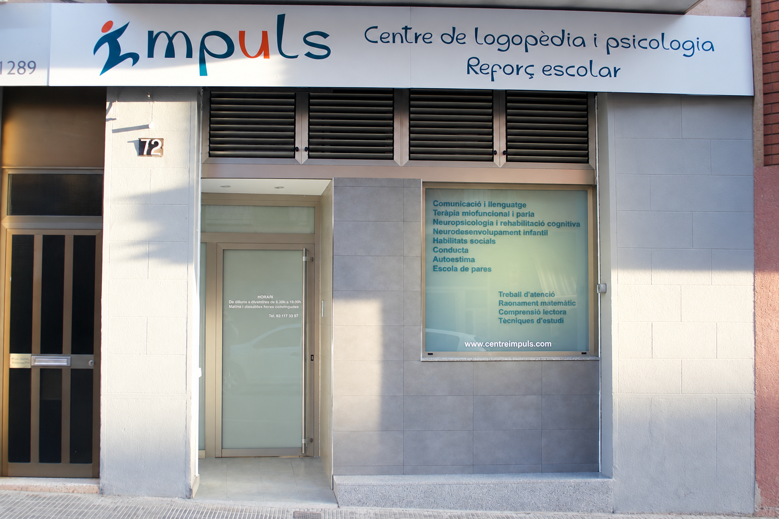 Façana d'Impuls, logopèdia i psicologia a Sant Fruitós de Bages